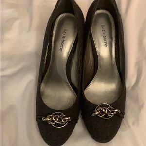 Liz Claiborne Pumps with Silver Accents